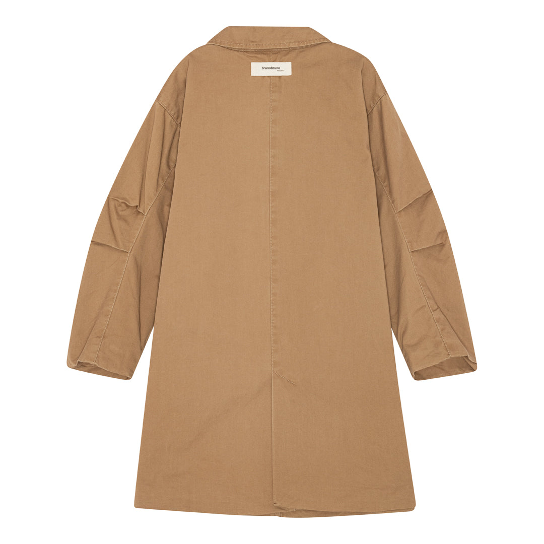 brunobruno nation Axel Coat Coat 8001-Kelp Brown