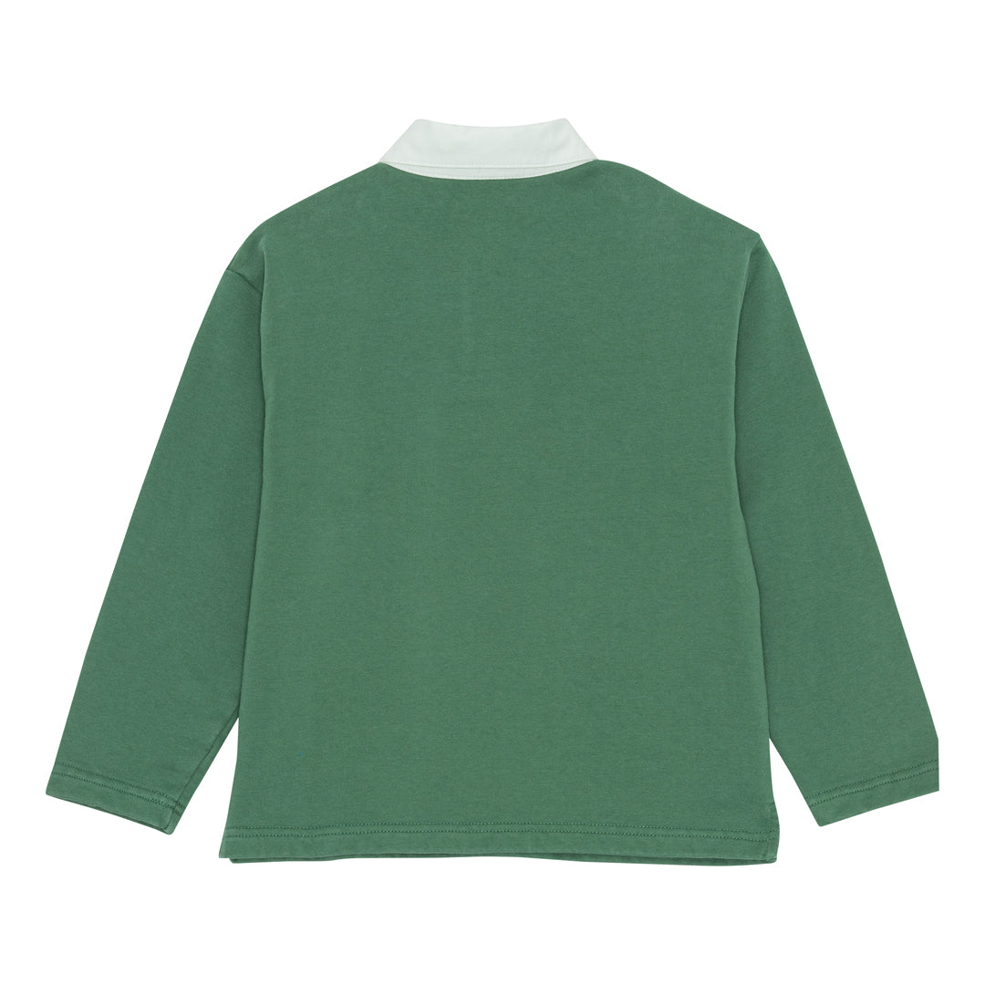 brunobruno nation Dana Polo Sweatshirt NB Sweatshirt 5004-Myrtle Green