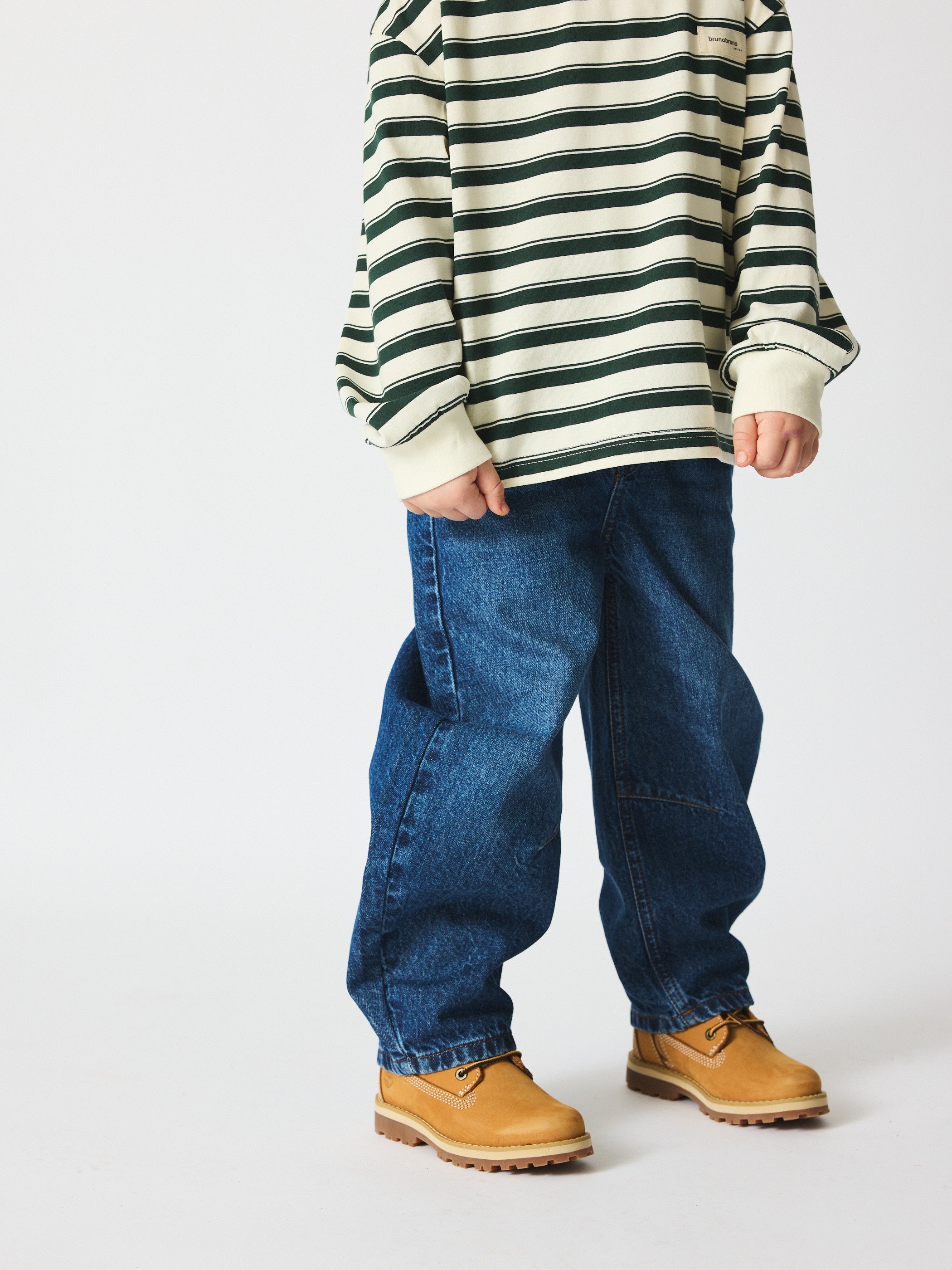 brunobruno nation Daon Blue Jeans Pants 1106-Dark blue denim