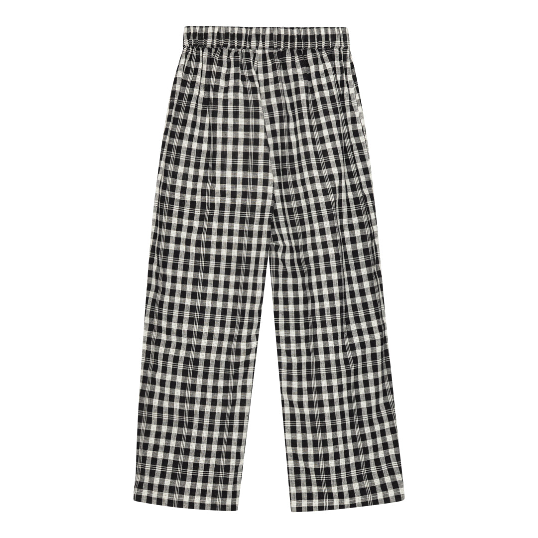 brunobruno nation Dora Check Pants Pants 9010-Jet Black Check