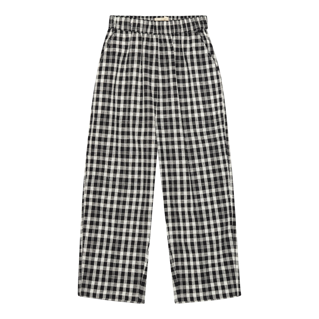 brunobruno nation Dora Check Pants Pants 9010-Jet Black Check