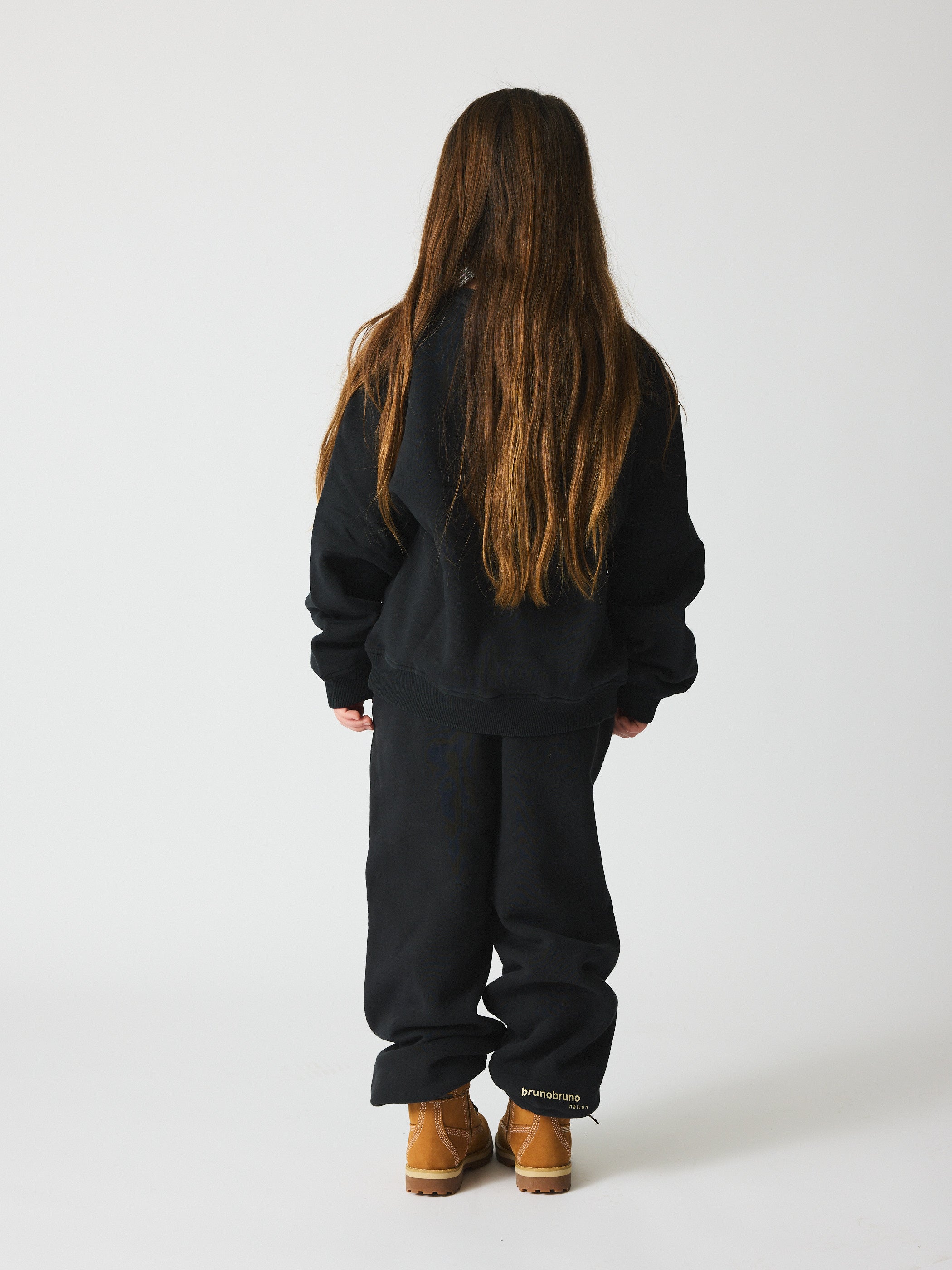 brunobruno nation Ella Pants Sweatpants 1000-Jet Black