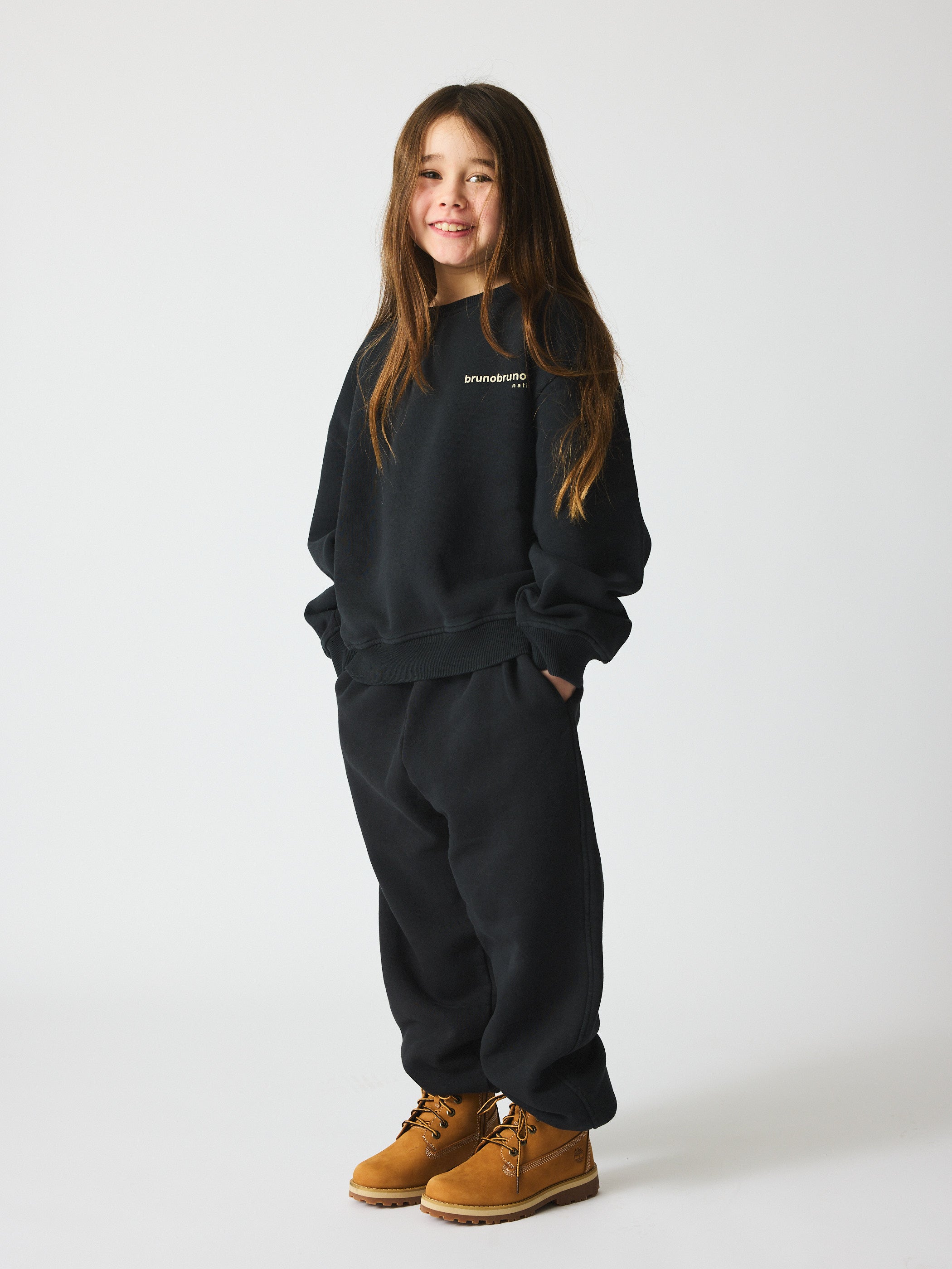 brunobruno nation Ella Pants Sweatpants 1000-Jet Black