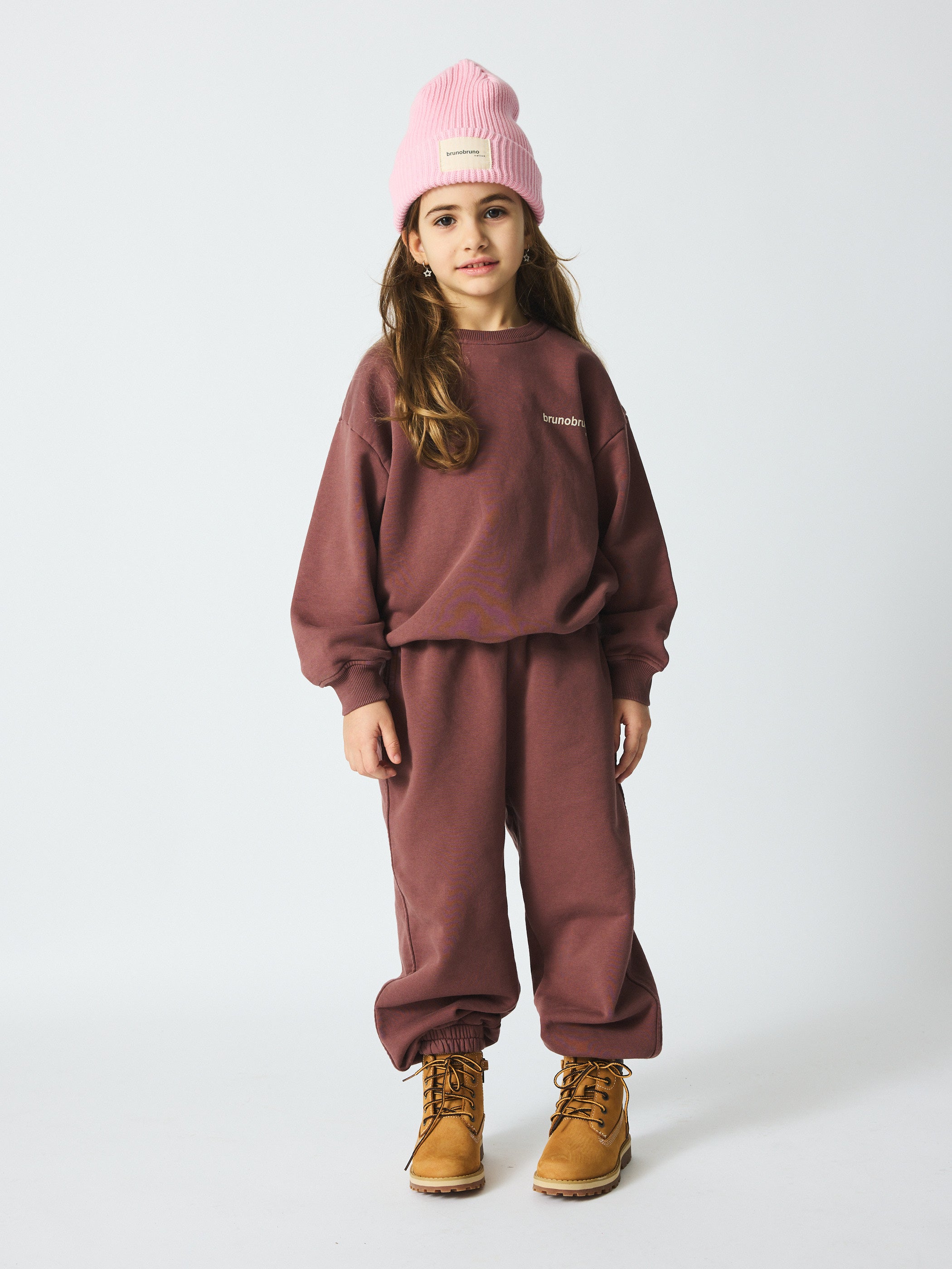 brunobruno nation Ella Pants Sweatpants 6002-Marron Plum