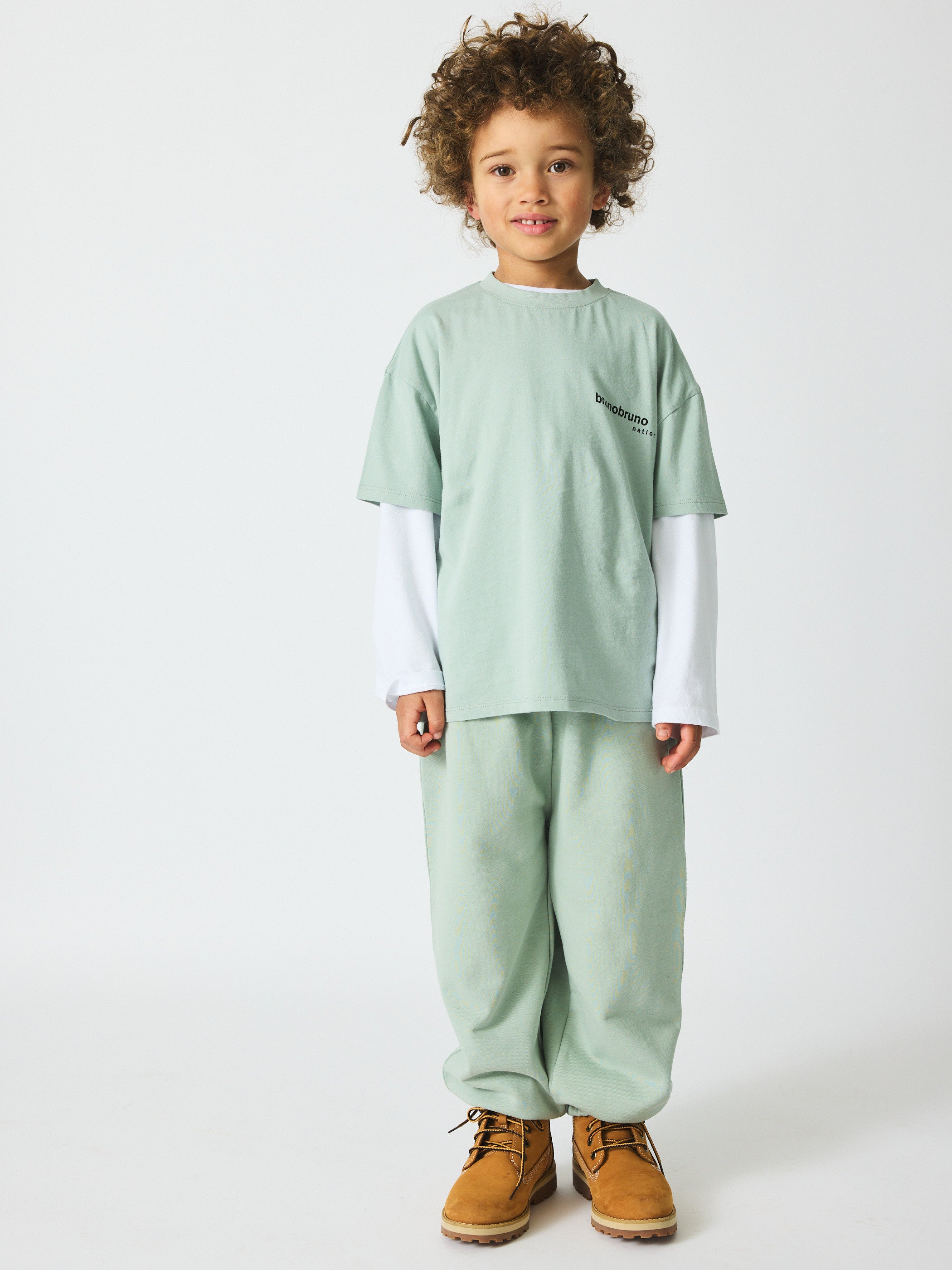 brunobruno nation Ella Pants NB Sweatpants 3003-Aqua Gray