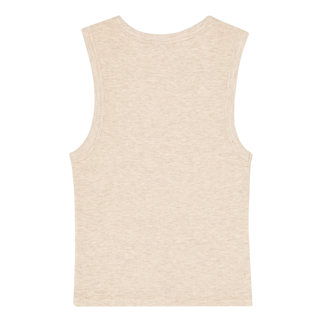 brunobruno nation Elliot Tank Top Top 2002-Antique White Melange