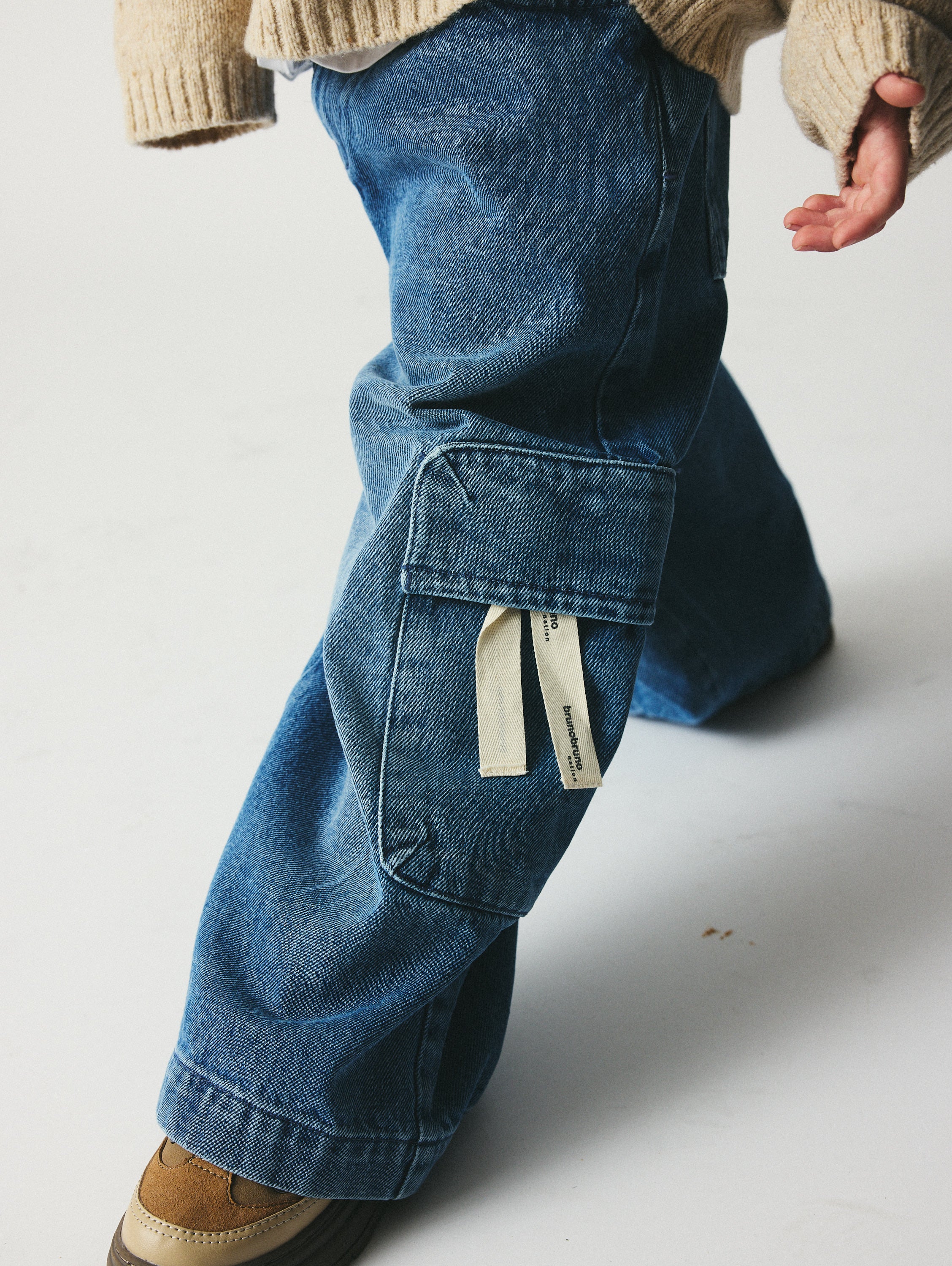 brunobruno nation Flynn Jeans Pants 9000-Mid Blue Denim