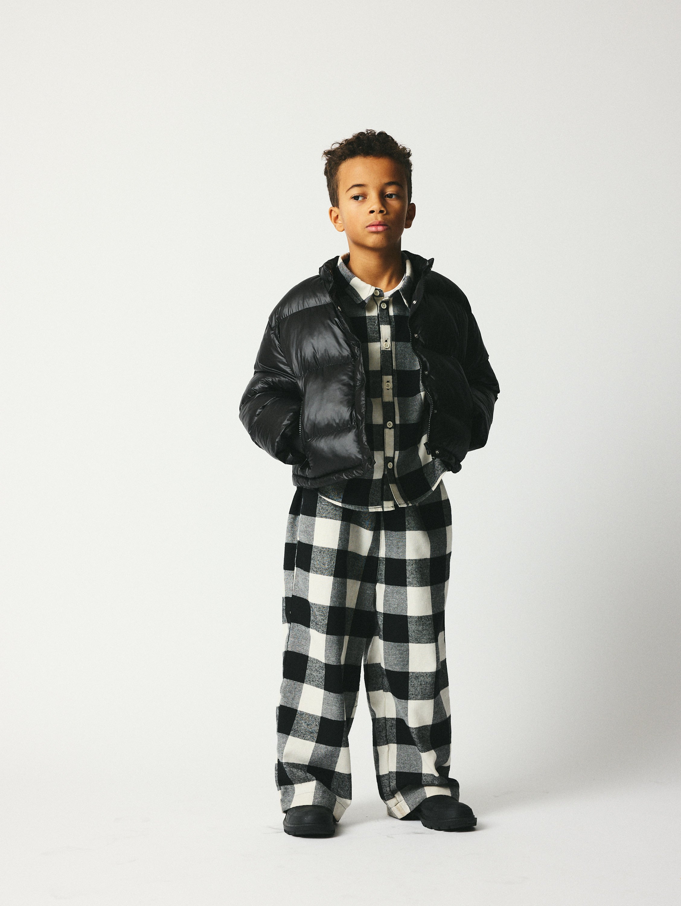 brunobruno nation Francis Pants Pants 9002-Black/White Check