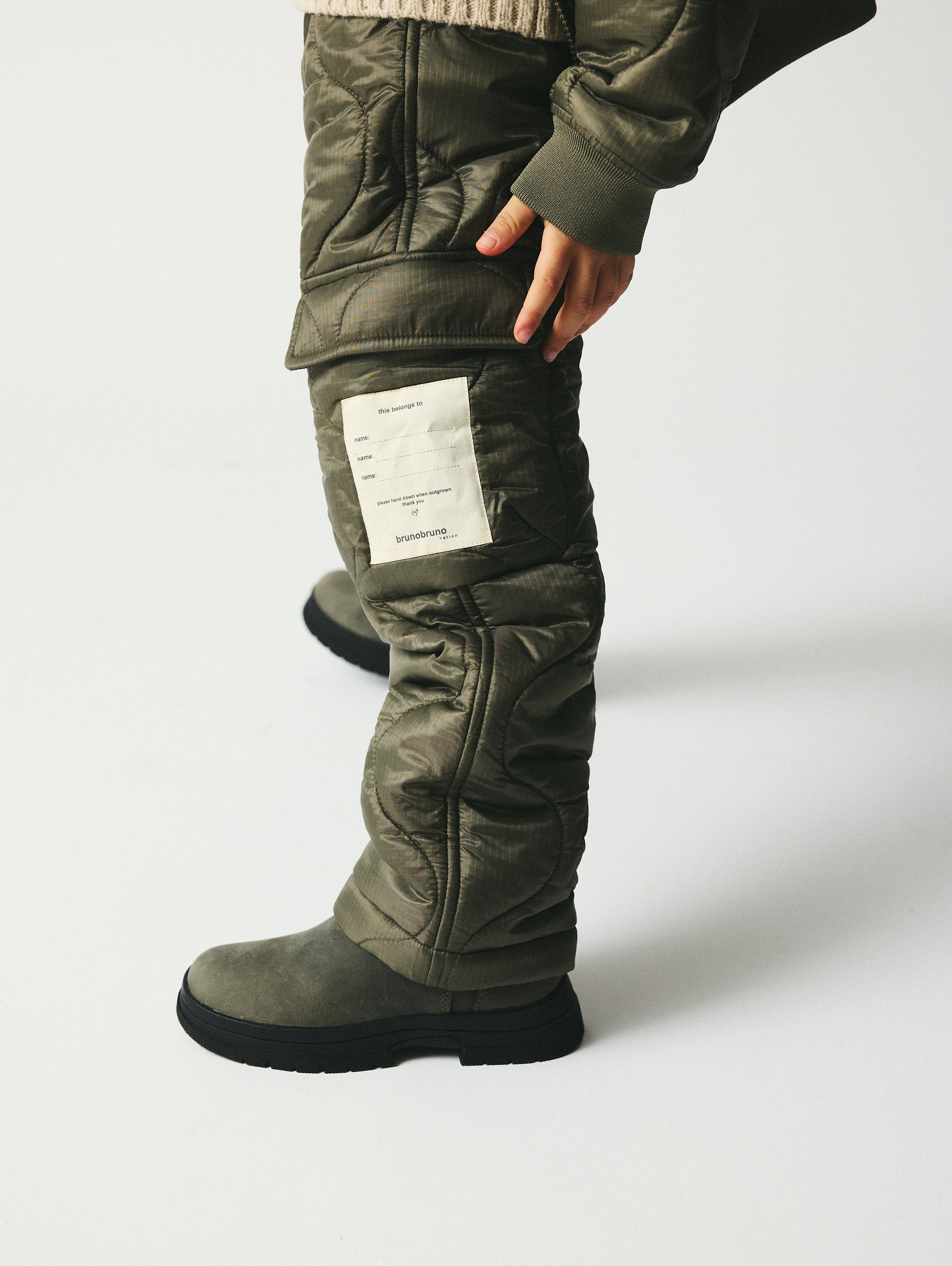 brunobruno nation Freddie Pants Pants 5000-Dusty Olive Green