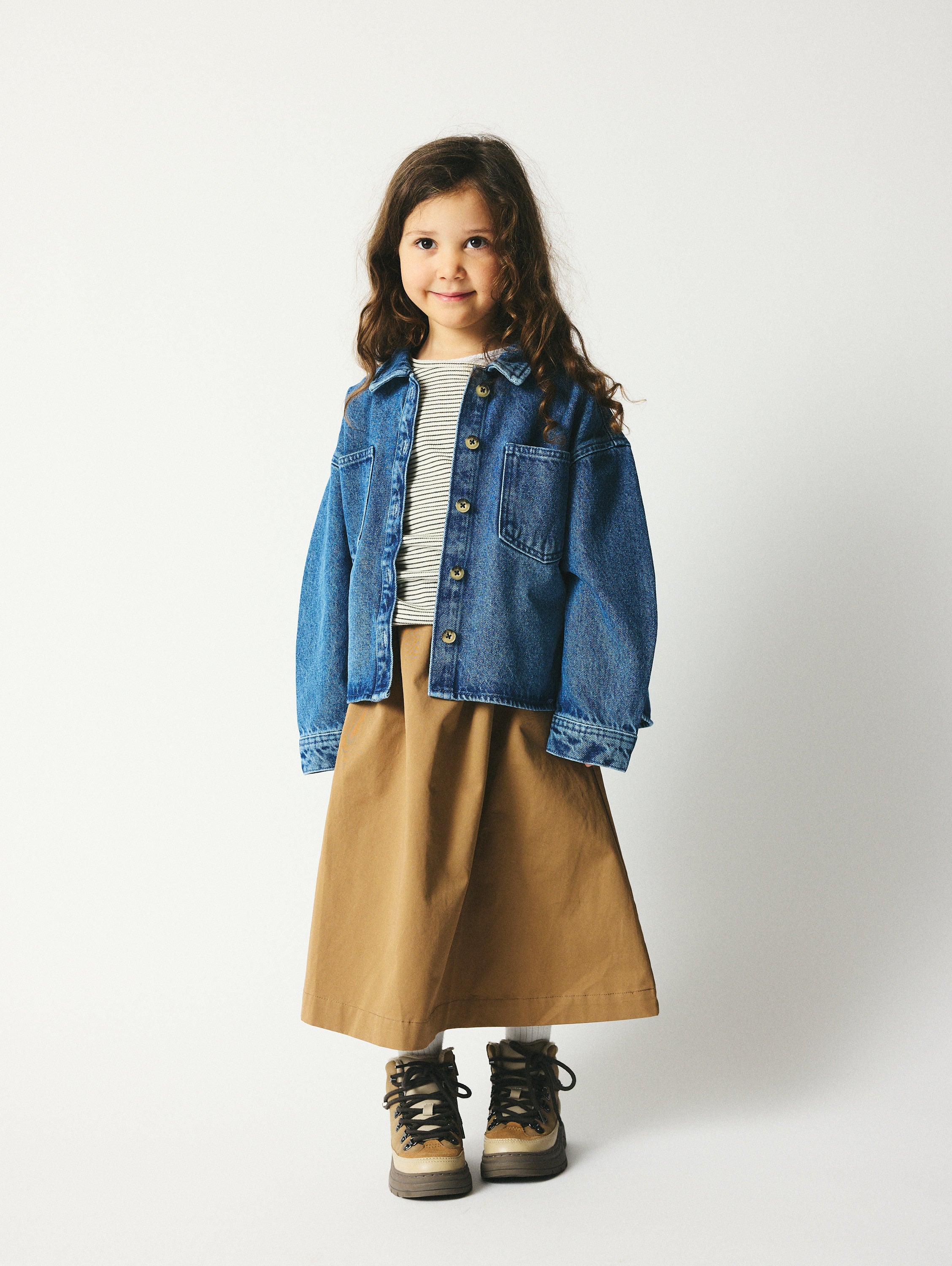 brunobruno nation Gertrud Skirt Skirt 8001-Kelp Brown