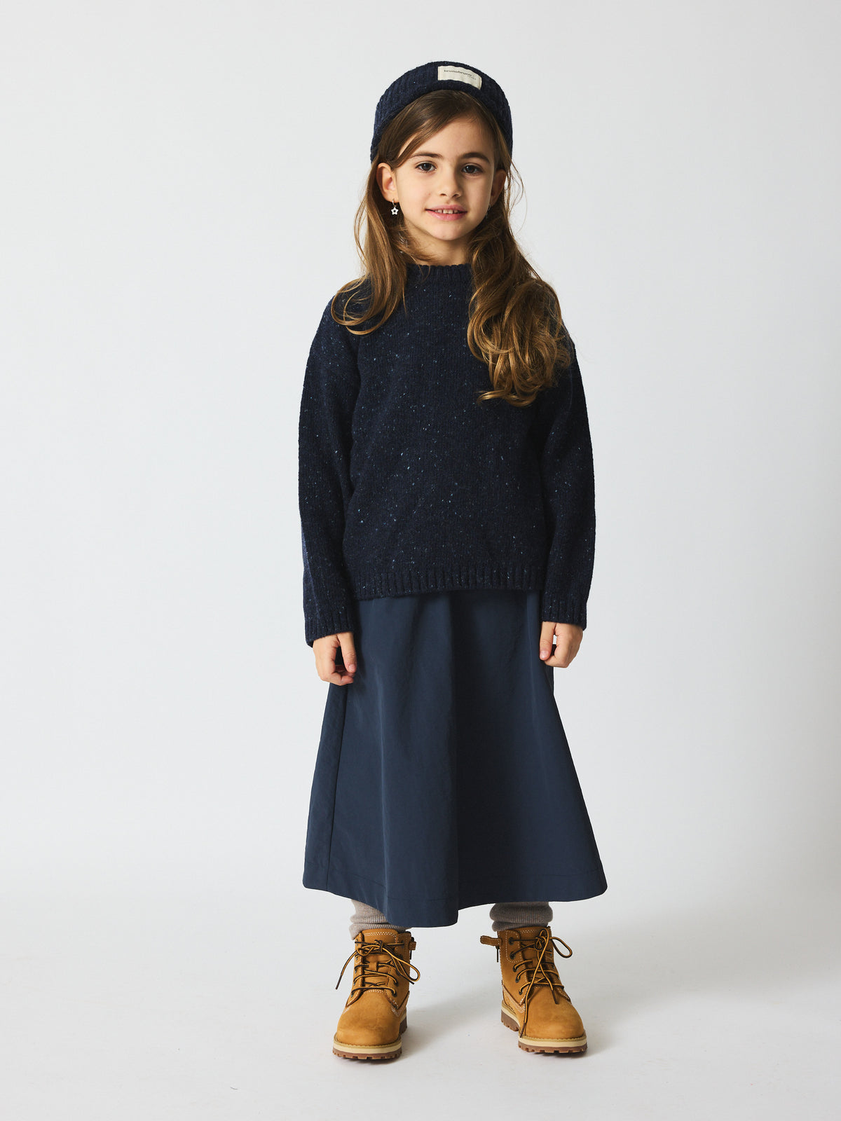 brunobruno nation Gertrud Tech Skirt Skirt 4004-Mood Indigo Blue
