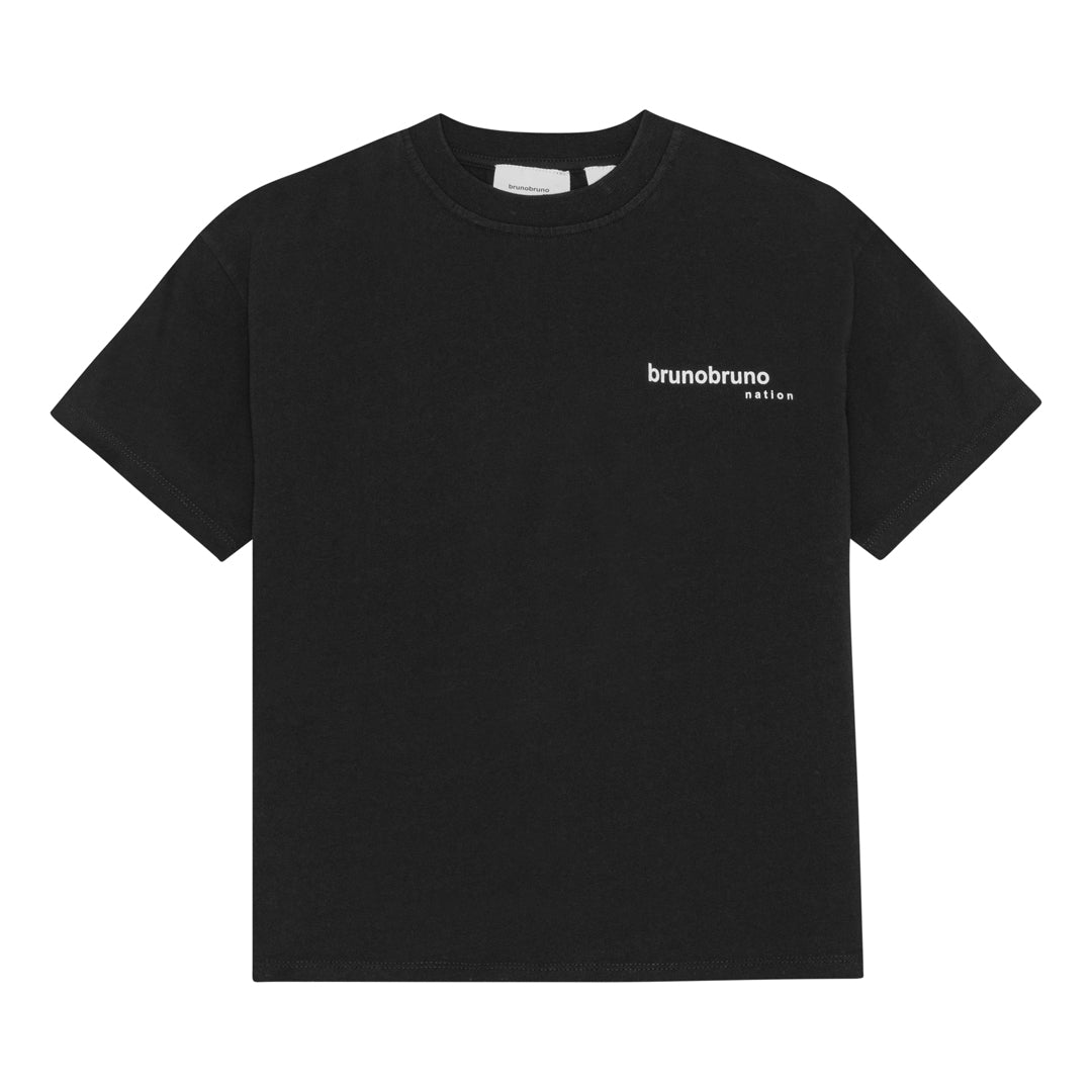 brunobruno nation Nanna T-Shirt T-Shirt 1000-Jet Black