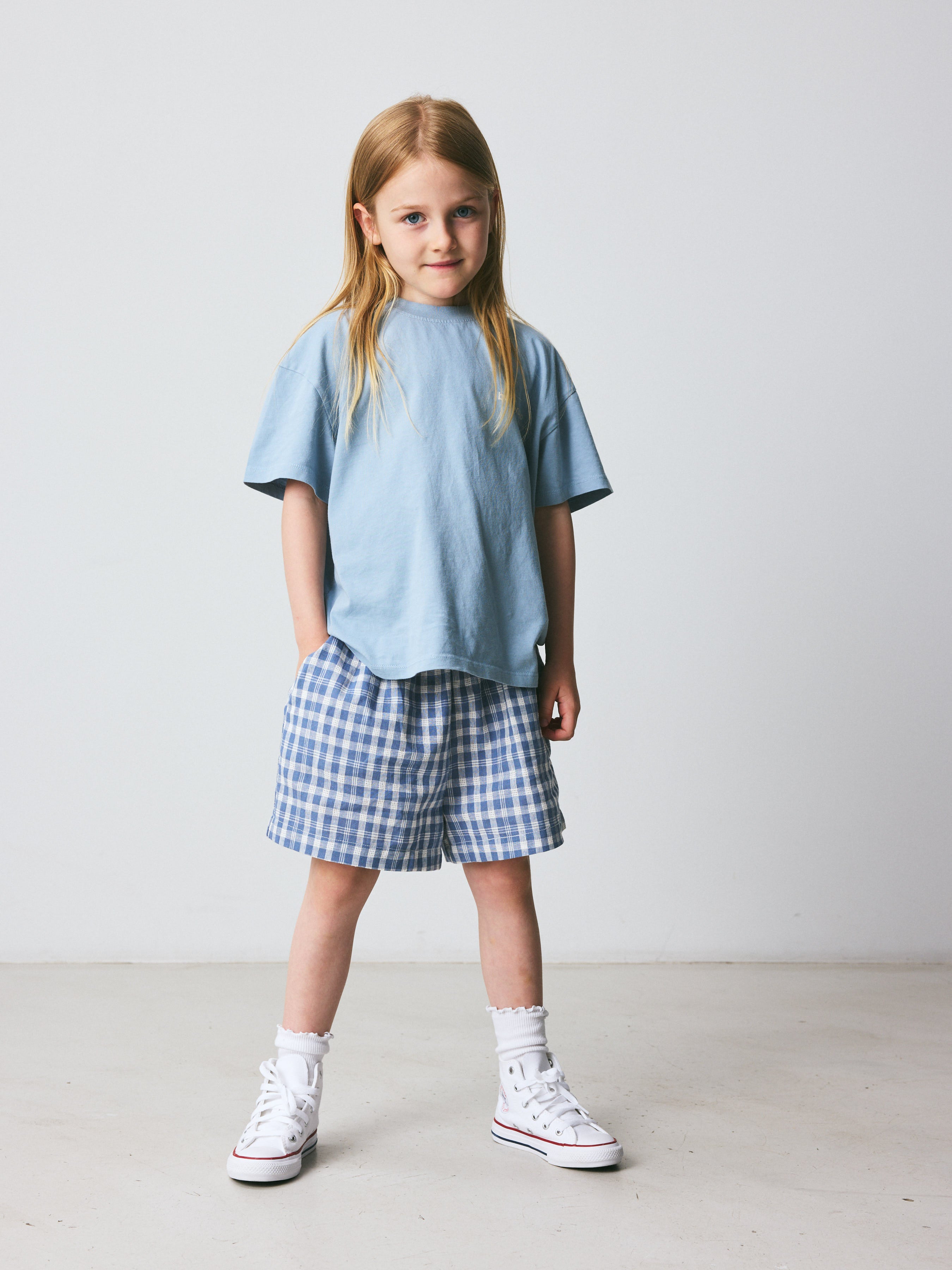 brunobruno nation Nanna T-Shirt T-Shirt 4003-Dusty Blue Skateboard