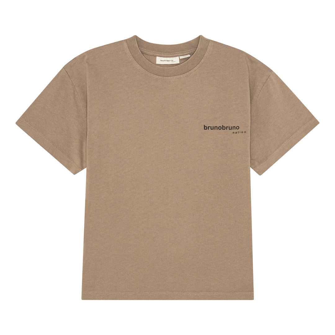 brunobruno nation Nanna T-Shirt T-Shirt 8003-Walnut Noodles