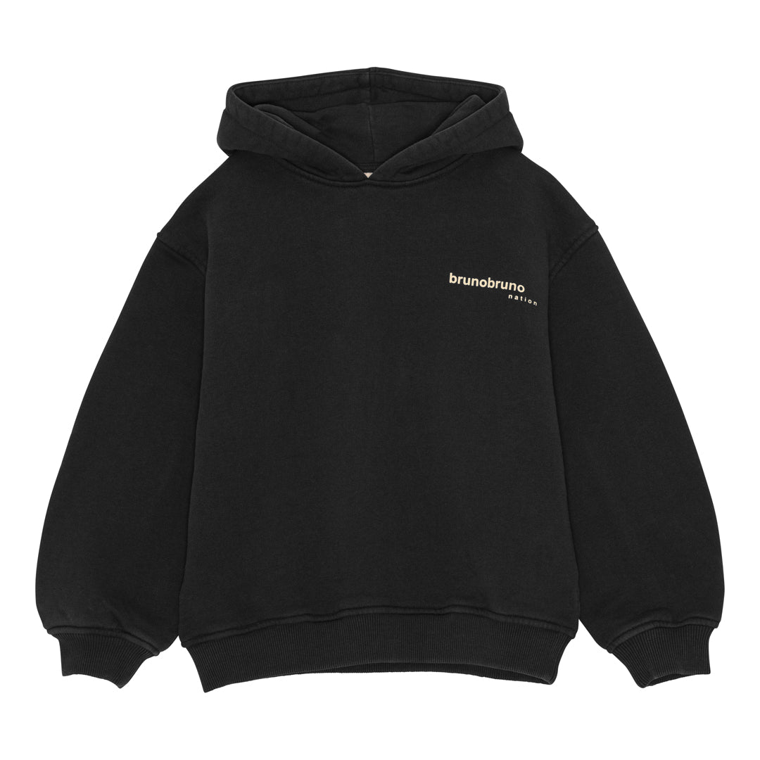 brunobruno nation Nicolaj Hoodie Hoodie 1000-Jet Black