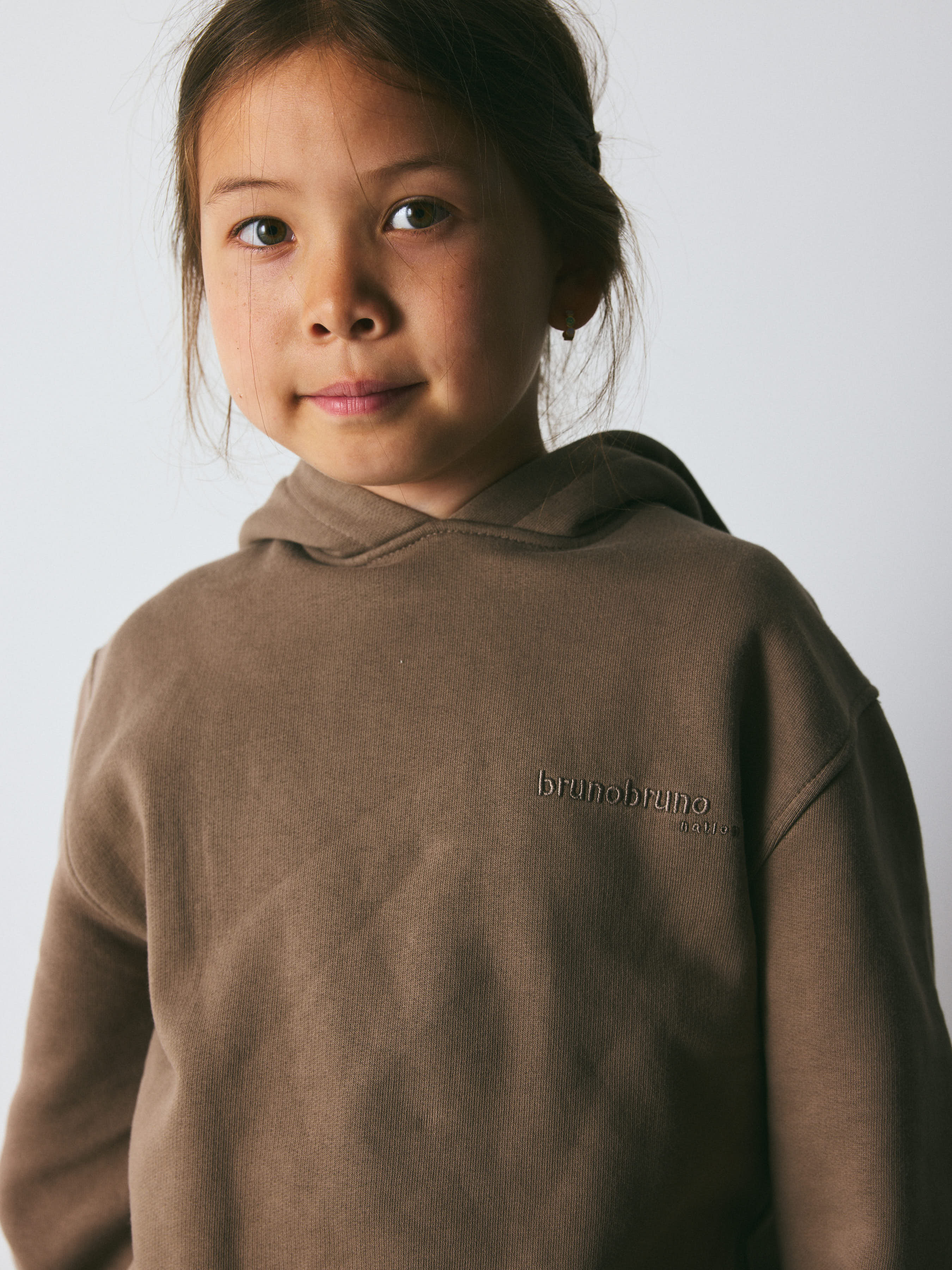 brunobruno nation Nicolaj Hoodie Hoodie 8002-Walnut Brown