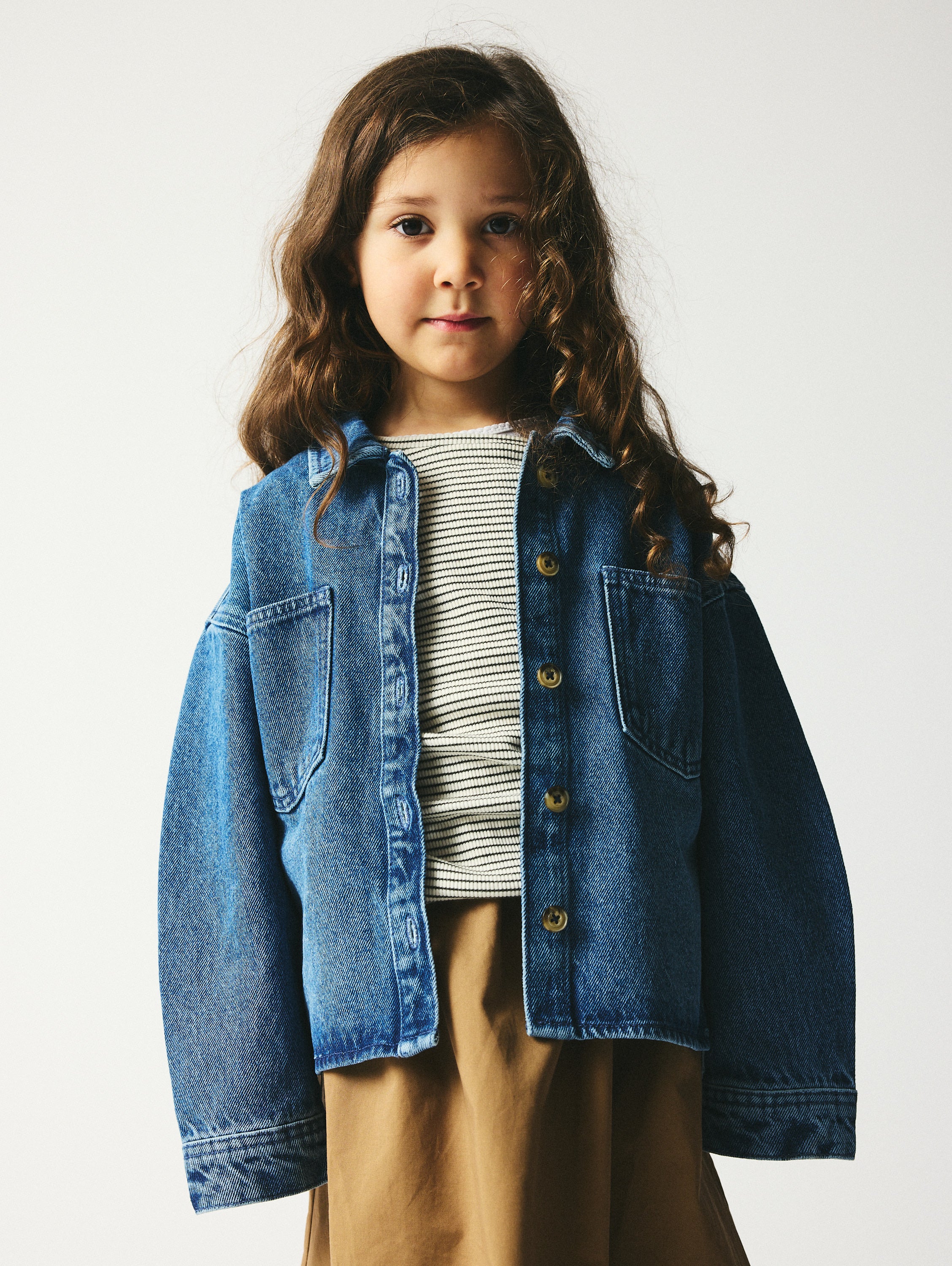 brunobruno nation Nohr Denim Shirt Shirt 9000-Mid Blue Denim