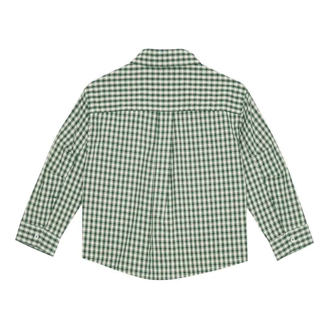 brunobruno nation Nohrla Check Shirt Shirt 9018-Myrtle Green Check