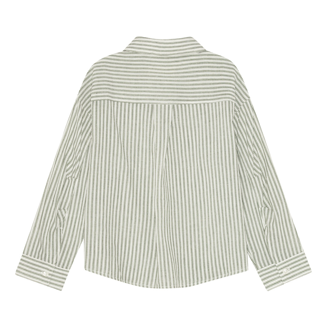 brunobruno nation Nohrla Stripe Shirt Shirt 9013-Agave Green Stripe