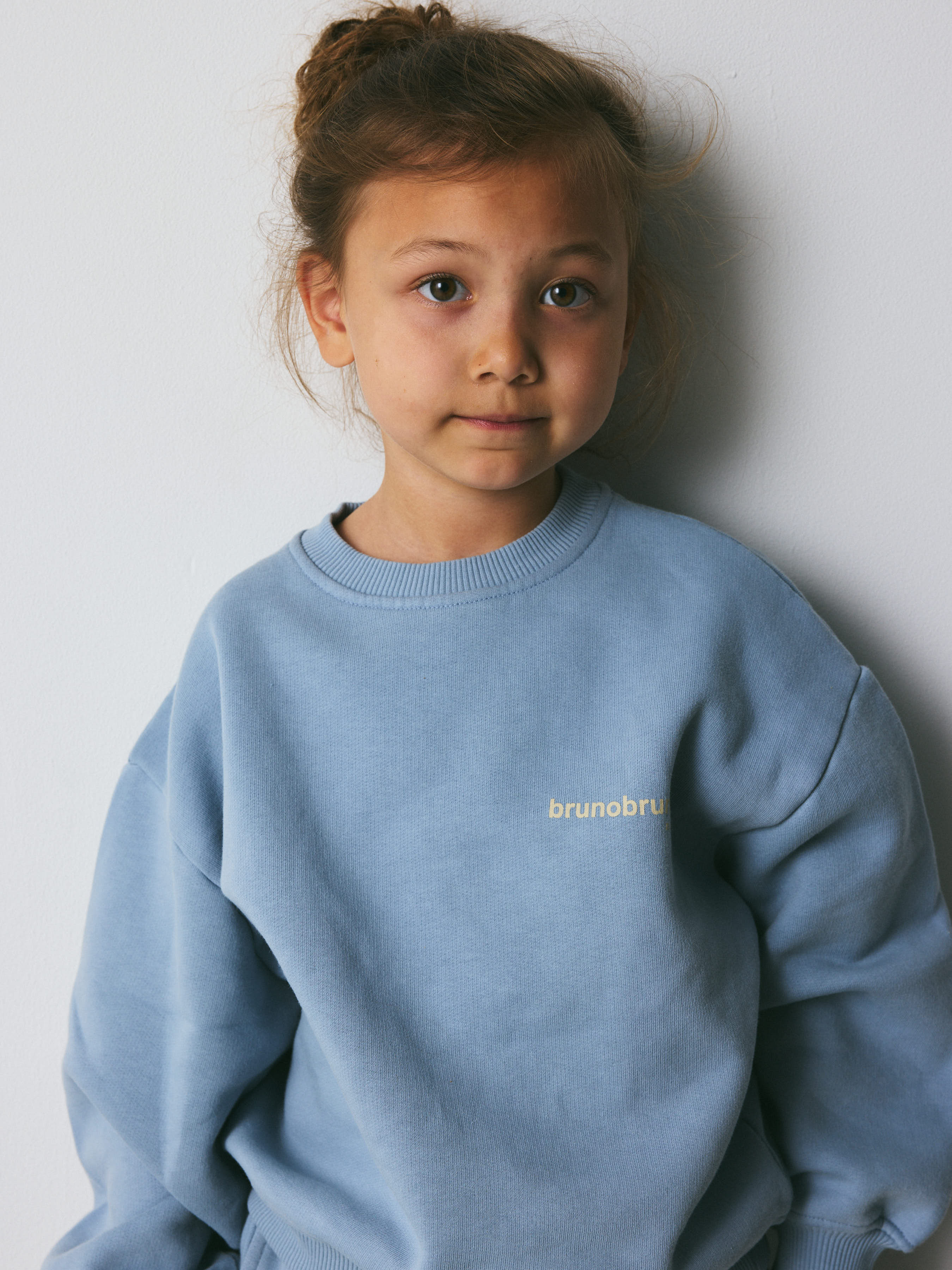 brunobruno nation Norah Sweatshirt Sweatshirt 4002-Dusty Blue