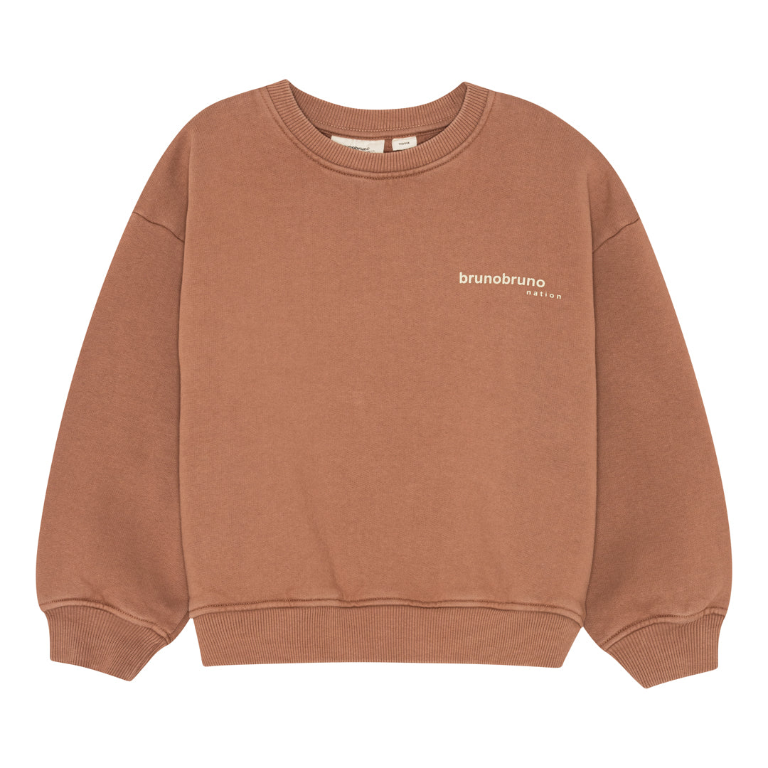 brunobruno nation Norah Sweatshirt Sweatshirt 6000-Clove Bordeaux