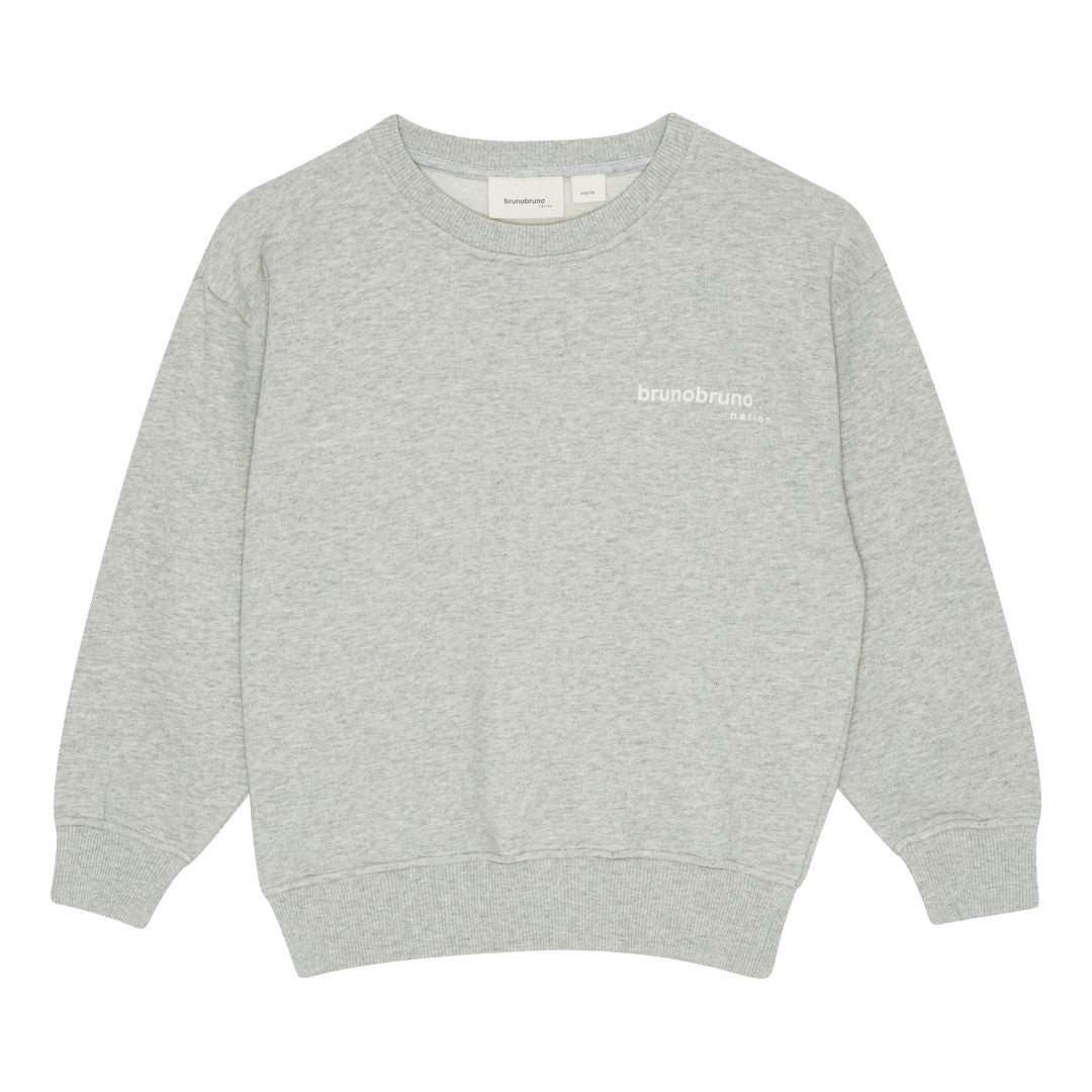brunobruno nation Norah Sweatshirt NB Sweatshirt 3001-Light Grey Melange