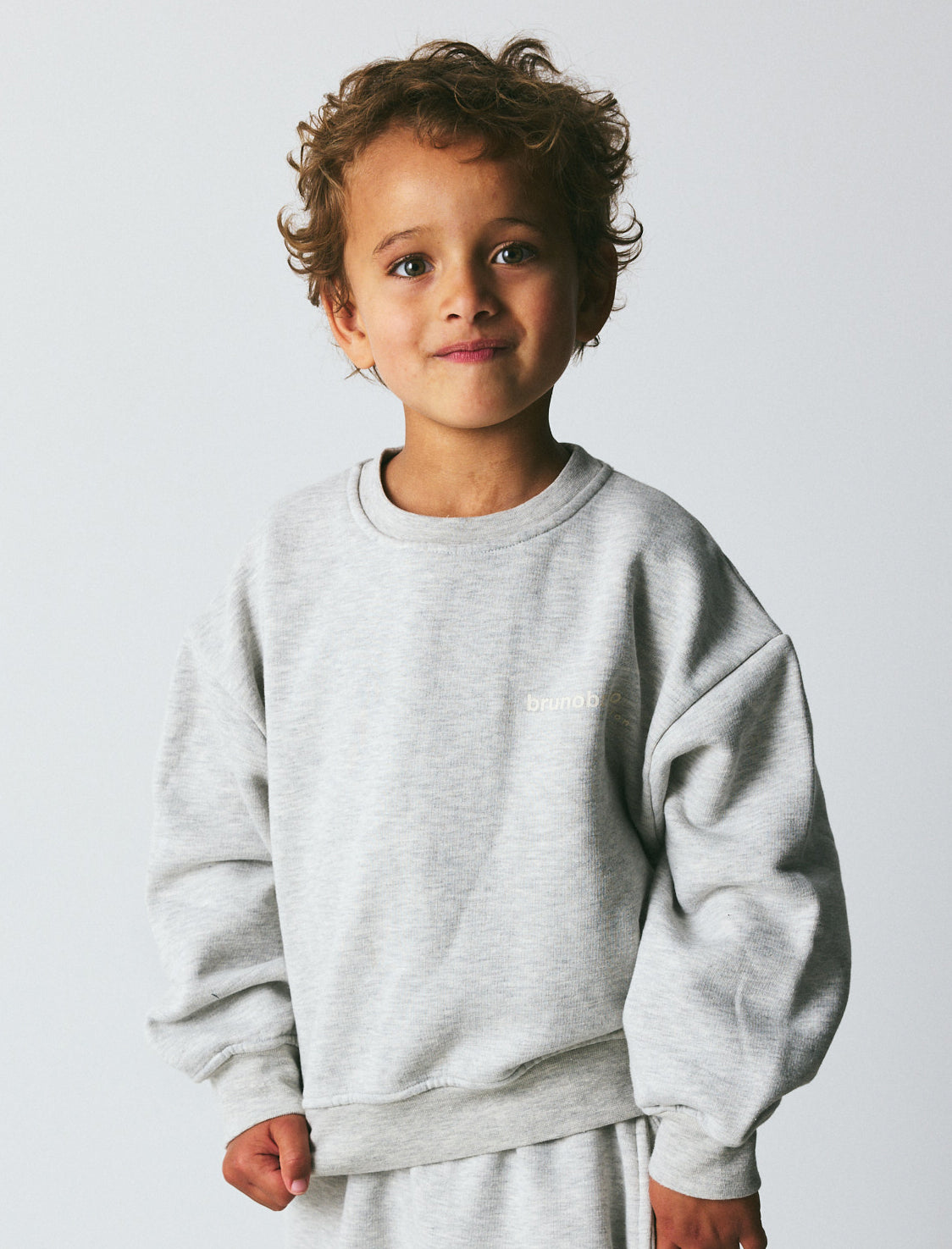 brunobruno nation Norah Sweatshirt NB Sweatshirt 3001-Light Grey Melange