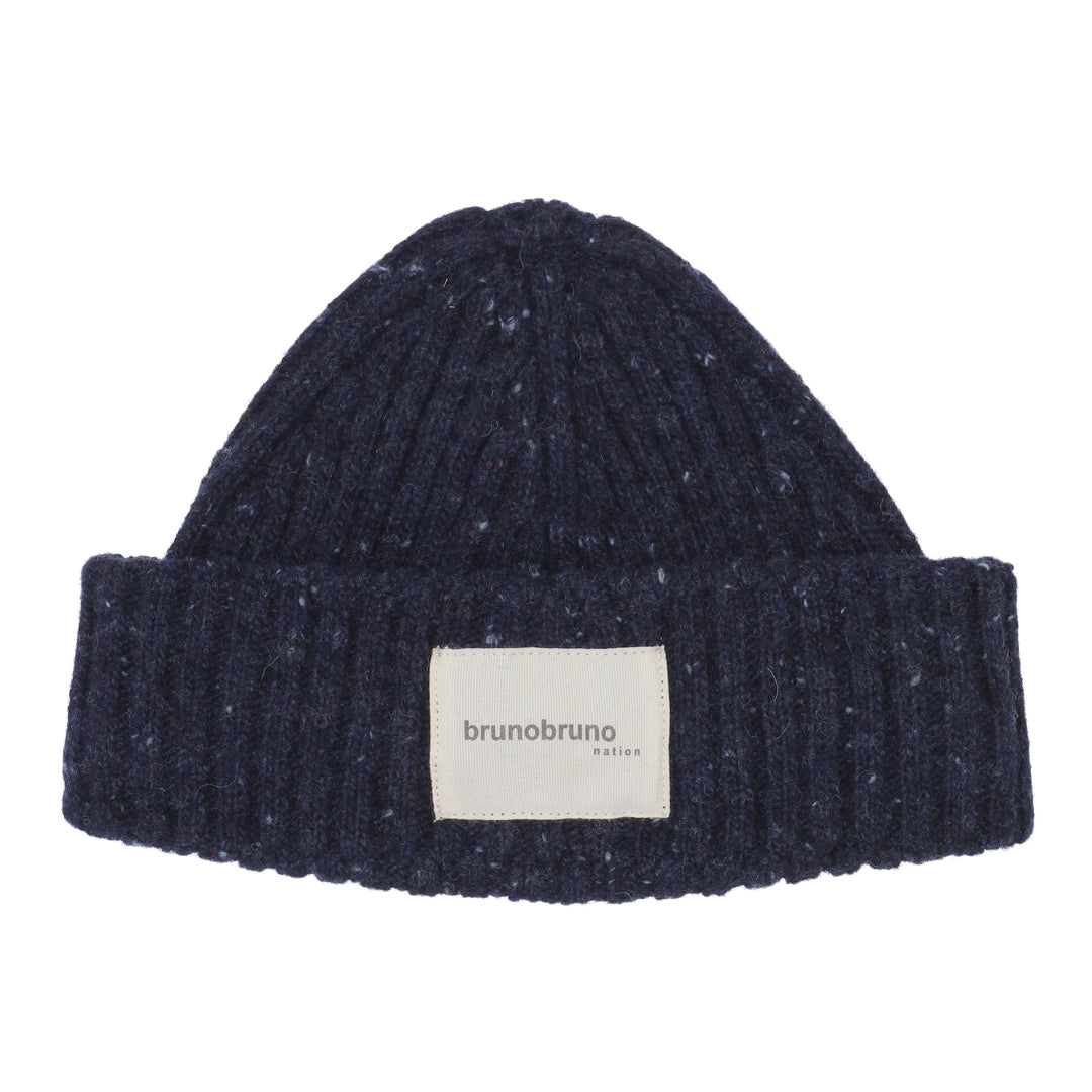 brunobruno nation Robert Fisherman Beanie Beanie 4004-Mood Indigo Blue