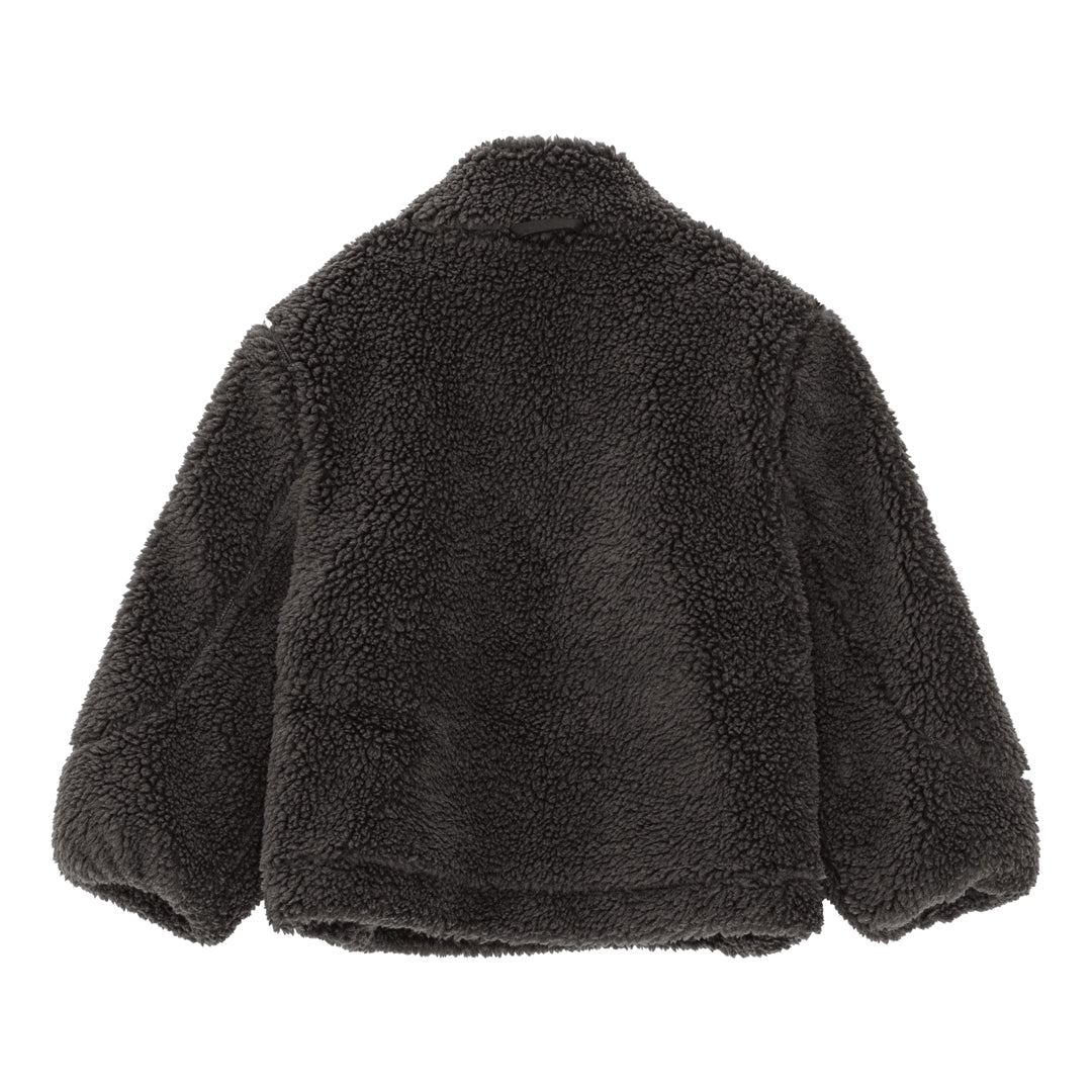 brunobruno nation Rori Teddy Jacket Jacket 3002-Eiffel Tower Grey