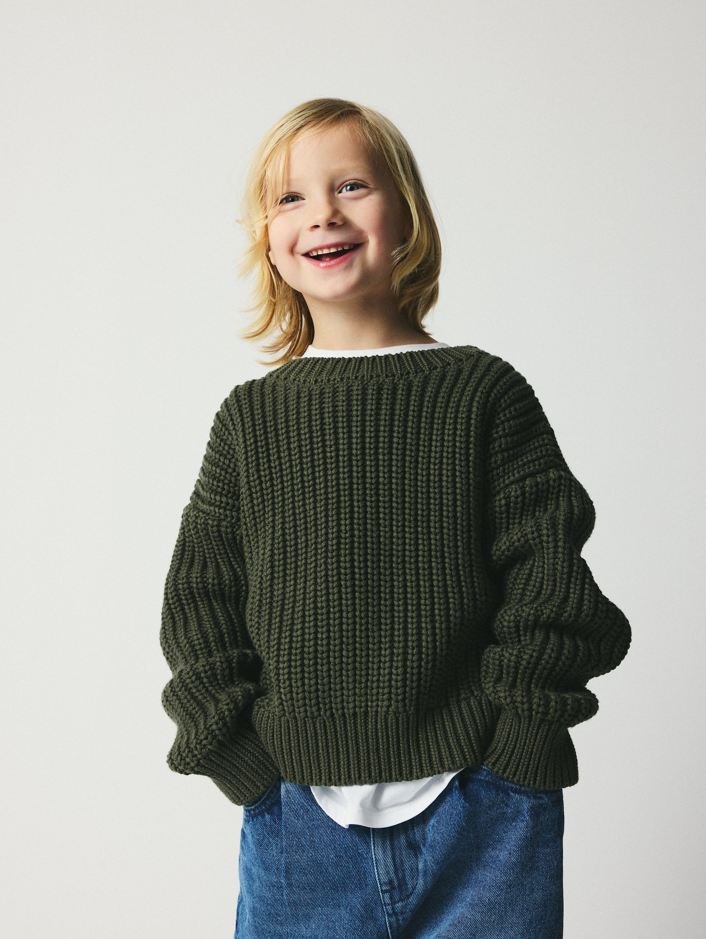 brunobruno nation Sienna Sweater Knitted Sweater 5000-Dusty Olive Green