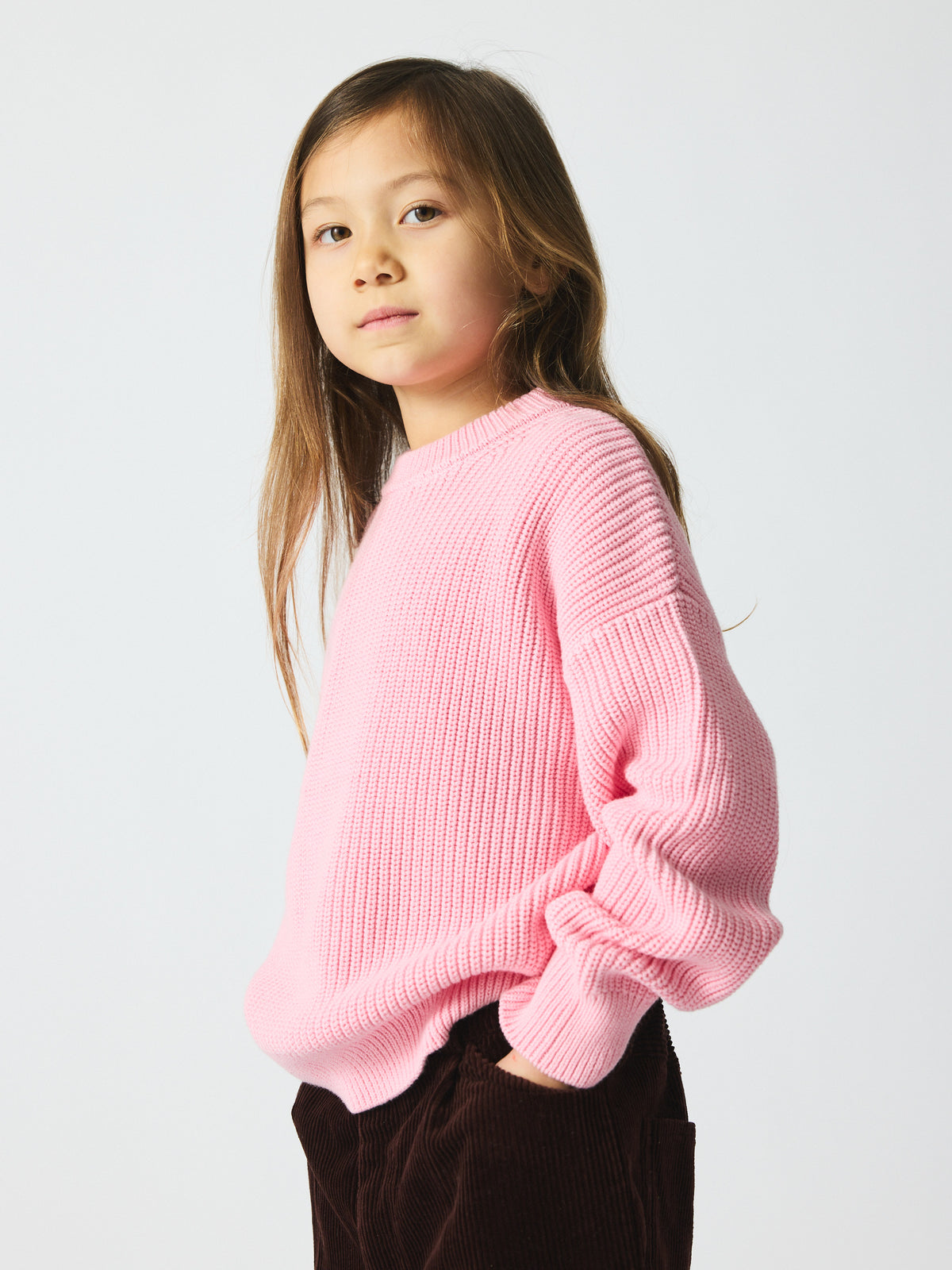 brunobruno nation Sienna Sweater Knitted Sweater 6004-Pink Nectar