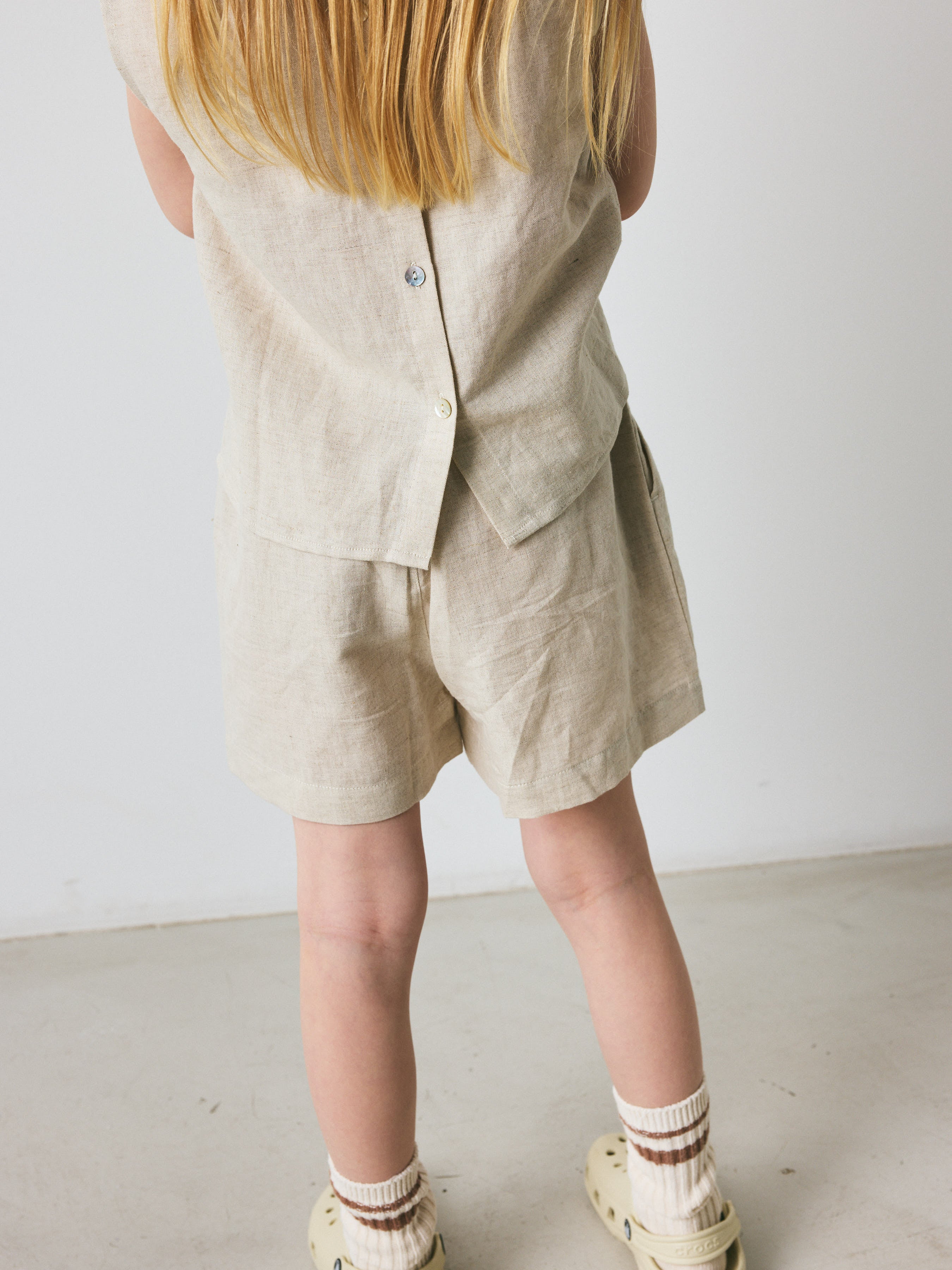 brunobruno nation Theo Shorts Shorts 3000-Feather Gray Beige