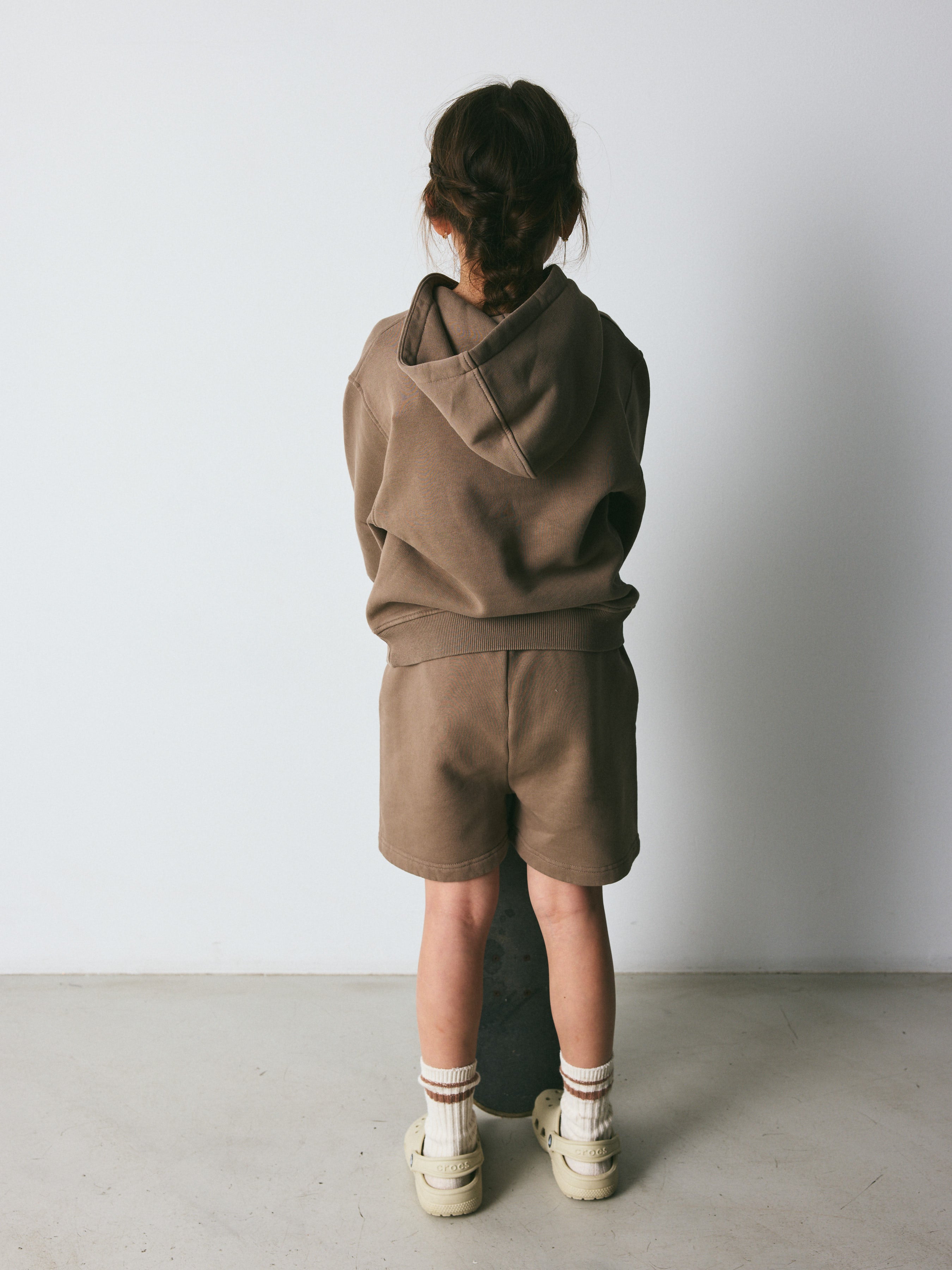 brunobruno nation Theo Sweatshorts Shorts 8002-Walnut Brown
