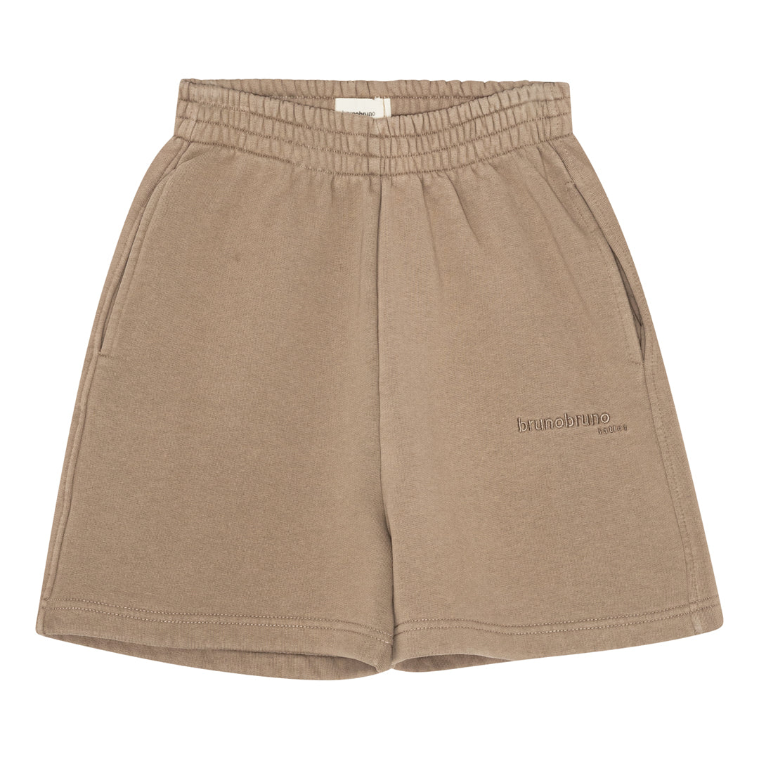 brunobruno nation Theo Sweatshorts Shorts 8002-Walnut Brown