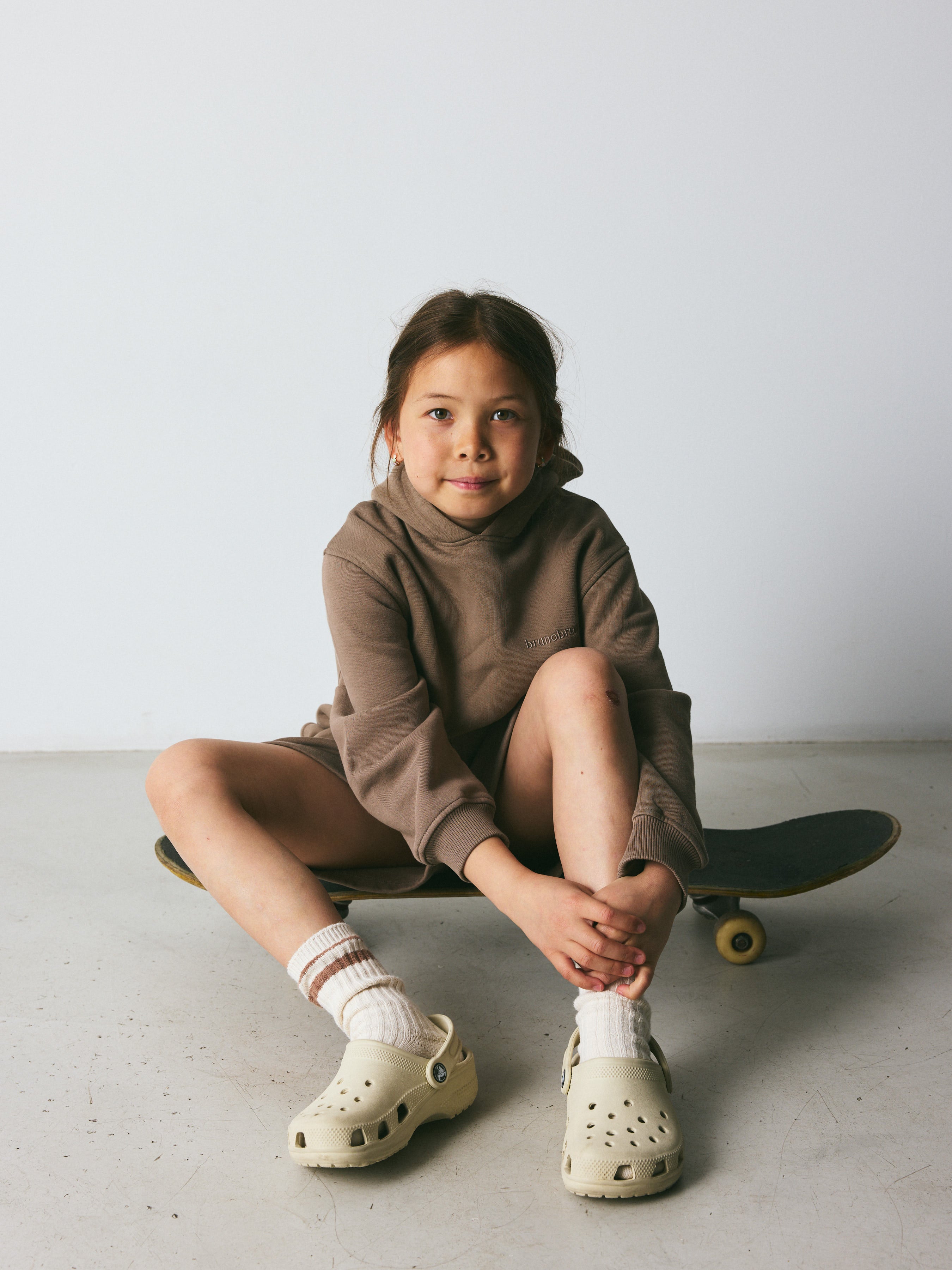 brunobruno nation Theo Sweatshorts Shorts 8002-Walnut Brown