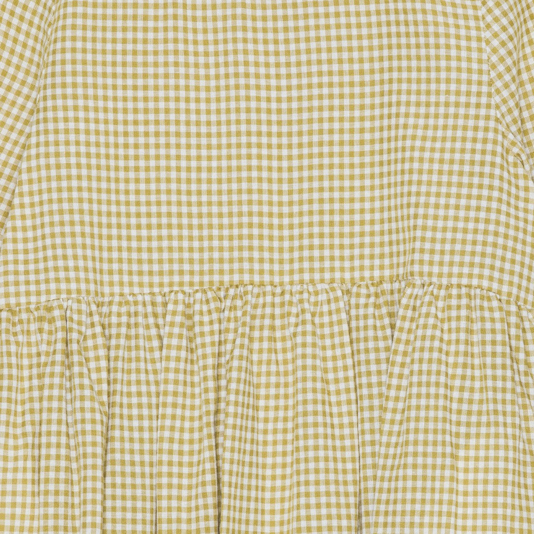 brunobruno nation Vita Dress Dress 9003-Southern Moos Beige/White Check