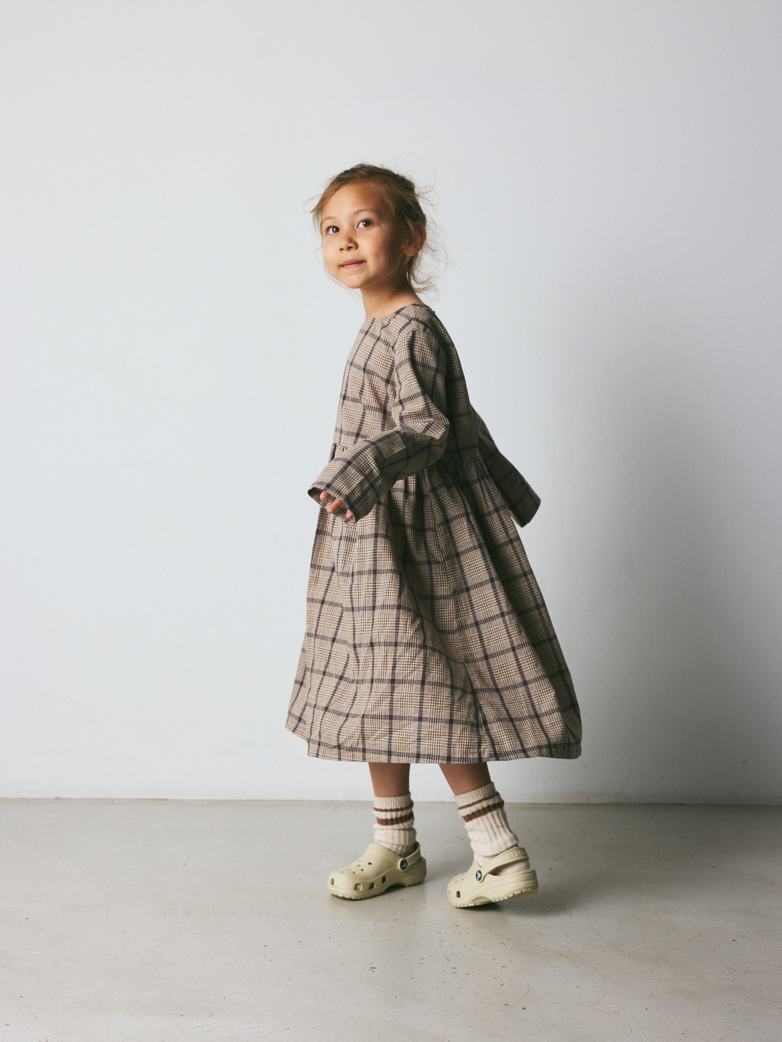 brunobruno nation Vita Walnut Check Dress Dress 9009-Walnut Check