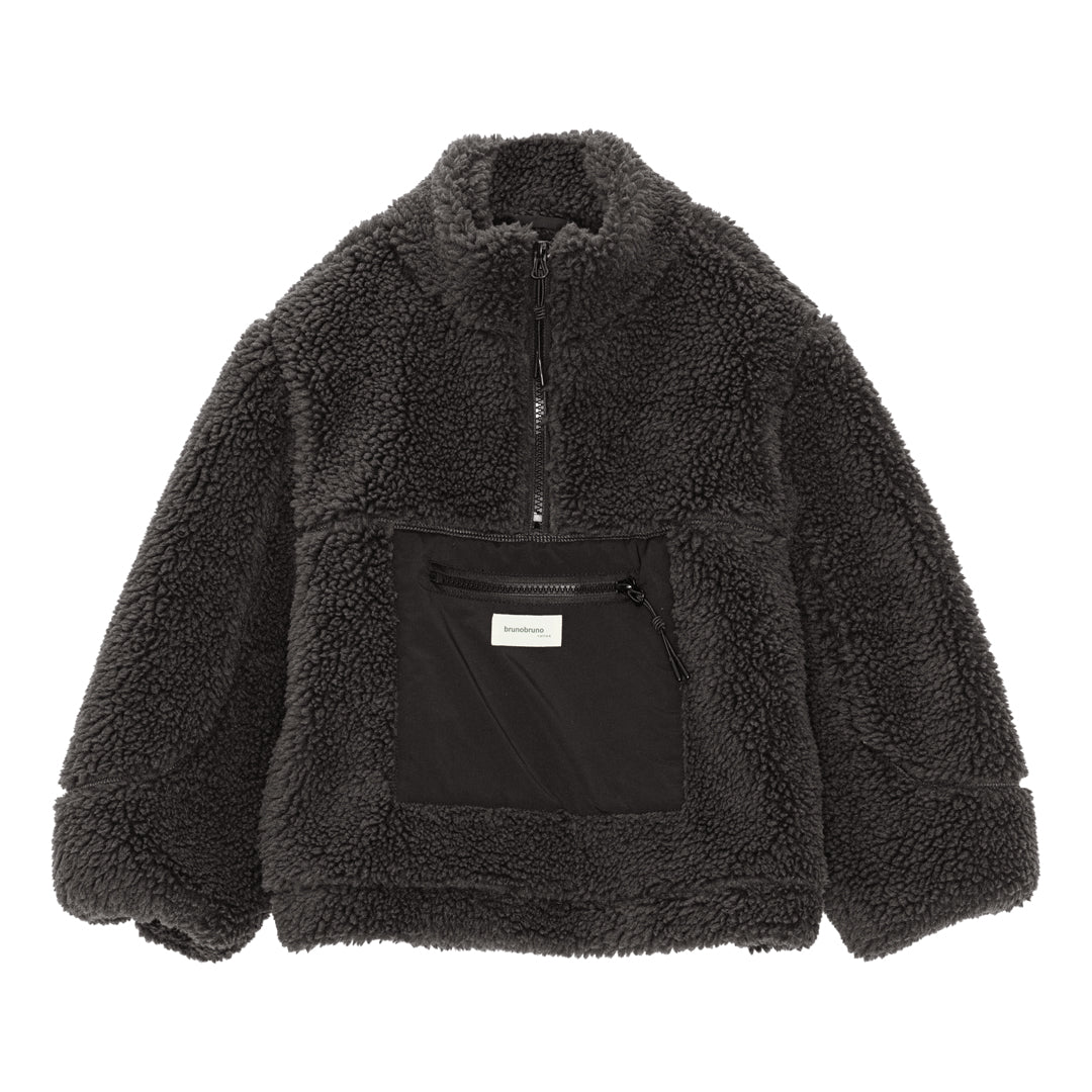 brunobruno nation Yejun Anorak Jacket 3002-Eiffel Tower Grey