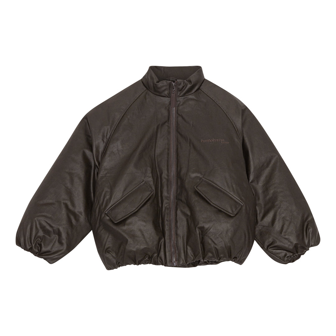 brunobruno nation Yuri Puffer Jacket Jacket 8004-Major Brown